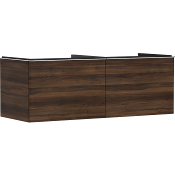  - HANSGROHE Xelu Q Szafka pod szlifowaną umywalkę wpuszczaną w blat z 2 szufladami 136 x 55 cm ciemny orzech 54069000 - 54069000 - Łazienki Szydłowski