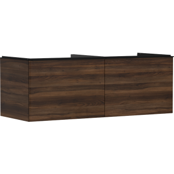  - HANSGROHE Xelu Q Szafka pod szlifowaną umywalkę wpuszczaną w blat z 2 szufladami 136 x 55 cm ciemny orzech 54069670 - 54069670 - Łazienki Szydłowski