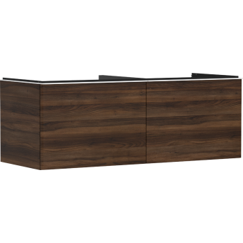  - HANSGROHE Xelu Q Szafka pod szlifowaną umywalkę wpuszczaną w blat z 2 szufladami 136 x 55 cm ciemny orzech 54069700 - 54069700 - Łazienki Szydłowski