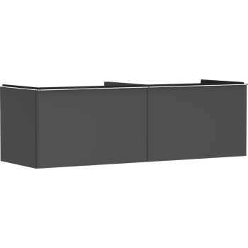 - HANSGROHE Xelu Q Szafka pod szlifowaną umywalkę wpuszczaną w blat z 2 szufladami 156 x 55 cm szary diament matowy 54071000 - 54071000 - Łazienki Szydłowski