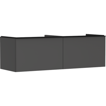 - HANSGROHE Xelu Q Szafka pod szlifowaną umywalkę wpuszczaną w blat z 2 szufladami 156 x 55 cm szary diament matowy 54071670 - 54071670 - Łazienki Szydłowski