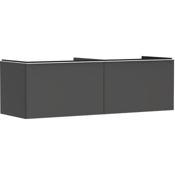 - HANSGROHE Xelu Q Szafka pod szlifowaną umywalkę wpuszczaną w blat z 2 szufladami 156 x 55 cm szary diament matowy 54071700 - 54071700 - Łazienki Szydłowski
