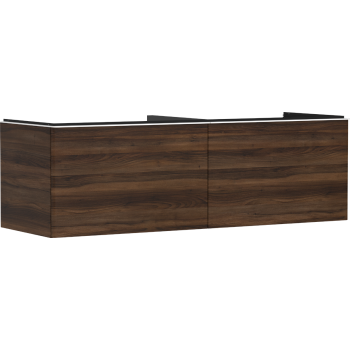  - HANSGROHE Xelu Q Szafka pod szlifowaną umywalkę wpuszczaną w blat z 2 szufladami 156 x 55 cm ciemny orzech 54073700 - 54073700 - Łazienki Szydłowski