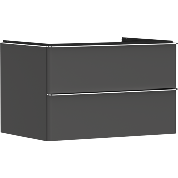 - HANSGROHE Xelu Q Szafka pod umywalkę nablatową z 2 szufladami 78 x 55 cm szary diament matowy 54075000 - 54075000 - Łazienki Szydłowski