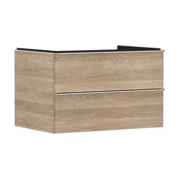 - HANSGROHE Xelu Q Szafka pod umywalkę nablatową z 2 szufladami 78 x 55 cm , naturalny dąb 54076000 - 54076000 - Łazienki Szydłowski