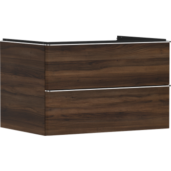  - HANSGROHE Xelu Q Szafka pod umywalkę nablatową z 2 szufladami 78 x 55 cm ciemny orzech 54077000 - 54077000 - Łazienki Szydłowski