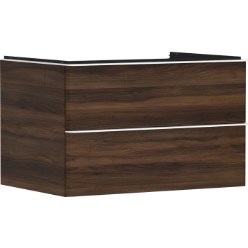  - HANSGROHE Xelu Q Szafka pod umywalkę nablatową z 2 szufladami 78 x 55 cm ciemny orzech 54077700 - 54077700 - Łazienki Szydłowski