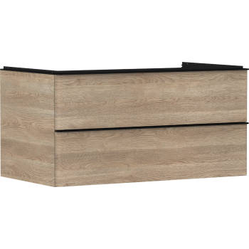 - HANSGROHE Xelu Q Szafka pod umywalkę nablatową z 2 szufladami 98 x 55 cm naturalny dąb 54080670 - 54080670 - Łazienki Szydłowski