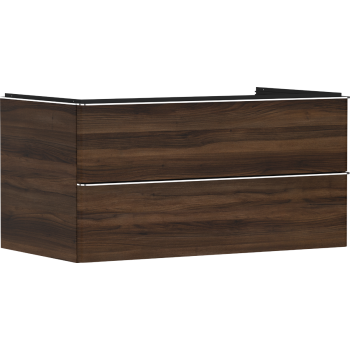  - HANSGROHE Xelu Q Szafka pod umywalkę nablatową z 2 szufladami 98 x 55 cm ciemny orzech 54081000 - 54081000 - Łazienki Szydłowski