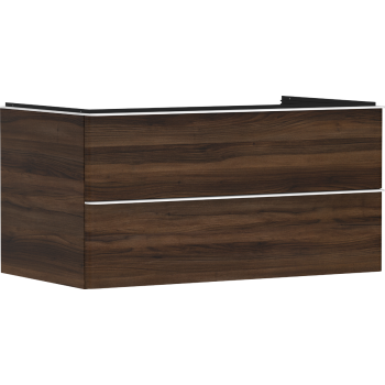  - HANSGROHE Xelu Q Szafka pod umywalkę nablatową z 2 szufladami 98 x 55 cm ciemny orzech 54081700 - 54081700 - Łazienki Szydłowski
