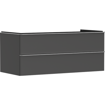 - HANSGROHE Xelu Q Szafka pod umywalkę nablatową z 2 szufladami 118 x 55 cm szary diament matowy 54083000 - 54083000 - Łazienki Szydłowski