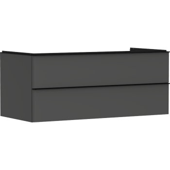 - HANSGROHE Xelu Q Szafka pod umywalkę nablatową z 2 szufladami 118 x 55 cm szary diament matowy 54083670 - 54083670 - Łazienki Szydłowski
