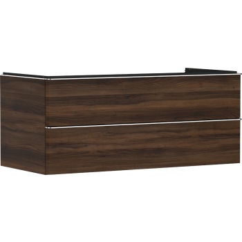  - HANSGROHE Xelu Q Szafka pod umywalkę nablatową z 2 szufladami 118 x 55 cm ciemny orzech 54085000 - 54085000 - Łazienki Szydłowski