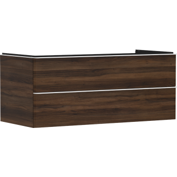  - HANSGROHE Xelu Q Szafka pod umywalkę nablatową z 2 szufladami 118 x 55 cm ciemny orzech 54085700 - 54085700 - Łazienki Szydłowski