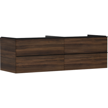  - HANSGROHE Xelu Q Szafka pod umywalkę nablatową z 4 szufladami 156 x 55 cm ciemny orzech 54093670 - 54093670 - Łazienki Szydłowski
