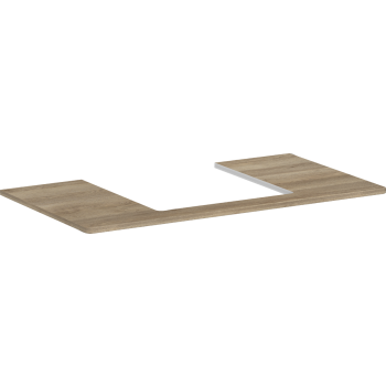 - HANSGROHE Xelu Q Blat 98 x 55 cm z wycięciem na środku pod umywalkę wpuszczaną, szlifowaną 50 x 48 cm 54095230 - 54095230 - Łazienki Szydłowski