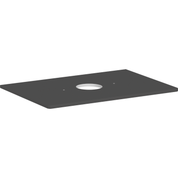  - HANSGROHE Xelu Q Blat 78 x 55cm z wycięciem na środku pod umywalkę nablatową bez otworu na baterię szary diament matowy 54113910 - 54113910 - Łazienki Szydłowski