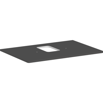  - HANSGROHE Xelu Q Blat 78 x 55 cm z wycięciem na środku pod umywalkę nablatową z otworem na baterię szary diament matowy 54120910 - 54120910 - Łazienki Szydłowski