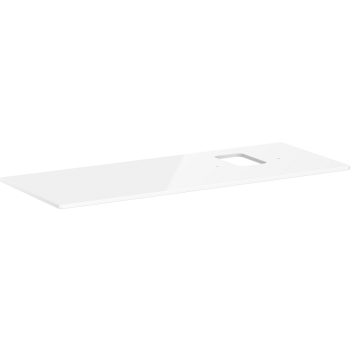 - HANSGROHE Xelu Q Blat 136 x 55 cm z wycięciem po prawej stronie pod umywalkę nablatową z otworem na baterię biały wysoki połysk 54124050 - 54124050 - Łazienki Szydłowski