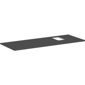  - HANSGROHE Xelu Q Blat 136 x 55cm z wycięciem po prawej stronie pod umywalkę nablatową z otworem na baterię szary diament matowy 54124910 - 54124910 - Łazienki Szydłowski