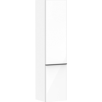  - HANSGROHE Xelu Q Szafka boczna wysoka 40 x 35 cm, drzwi lewe, biały wysoki połysk 54135670 - 54135670 - Łazienki Szydłowski