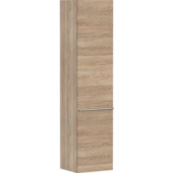 - HANSGROHE Xelu Q Szafka boczna wysoka 40 x 35 cm, drzwi lewe, naturalny dąb 54137000 - 54137000 - Łazienki Szydłowski
