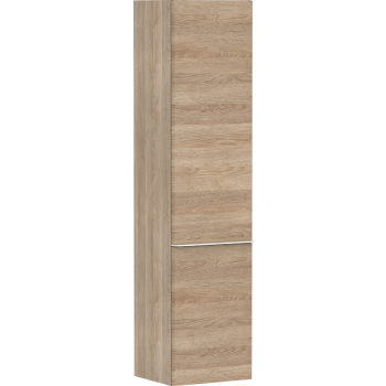 - HANSGROHE Xelu Q Szafka boczna wysoka 40 x 35 cm, drzwi lewe, naturalny dąb 54137700 - 54137700 - Łazienki Szydłowski