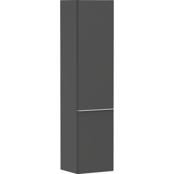 - HANSGROHE Xelu Q Szafka boczna wysoka 40 x 35 cm, drzwi prawe, szary diament matowy 54140700 - 54140700 - Łazienki Szydłowski