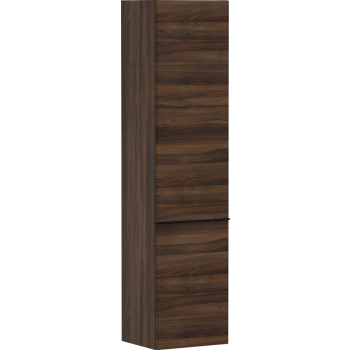  - HANSGROHE Xelu Q Szafka boczna wysoka 40 x 35 cm, drzwi prawe, ciemny orzech 54142670 - 54142670 - Łazienki Szydłowski