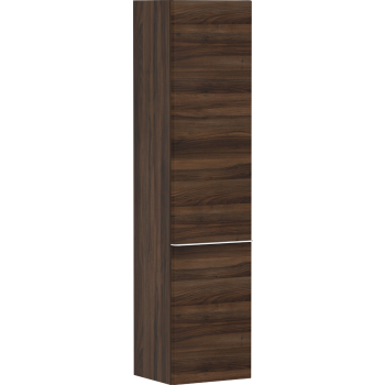  - HANSGROHE Xelu Q Szafka boczna wysoka 40 x 35 cm, drzwi prawe, ciemny orzech 54142700 - 54142700 - Łazienki Szydłowski