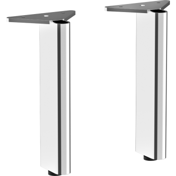  - HANSGROHE Xelu Q Nóżki do szafki 17,5 x 6 cm, 2 sztuki chrom 54145000 - 54145000 - Łazienki Szydłowski