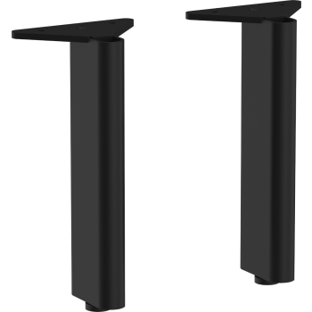  - HANSGROHE Xelu Q Nóżki do szafki 17,5 x 6 cm, 2 sztuki czarny mat 54145670 - 54145670 - Łazienki Szydłowski