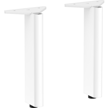  - HANSGROHE Xelu Q Nóżki do szafki 17,5 x 6 cm, 2 sztuki biały mat 54145700 - 54145700 - Łazienki Szydłowski