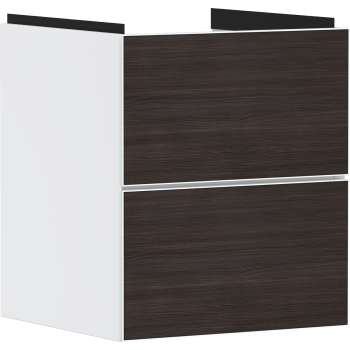  - HANSGROHE Xevolos E Szafka pod małą umywalkę wiszacą z 2 szufladami 48 x 47,5 cm biały mat 54172730 - 54172730 - Łazienki Szydłowski