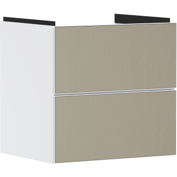  - HANSGROHE Xevolos E Szafka pod umywalkę wiszacą z 2 szufladami 58 x 47,5 cm biały mat 54175390 - 54175390 - Łazienki Szydłowski