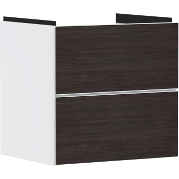  - HANSGROHE Xevolos E Szafka pod umywalkę wiszacą z 2 szufladami 58 x 47,5cm biały mat 54175730 - 54175730 - Łazienki Szydłowski