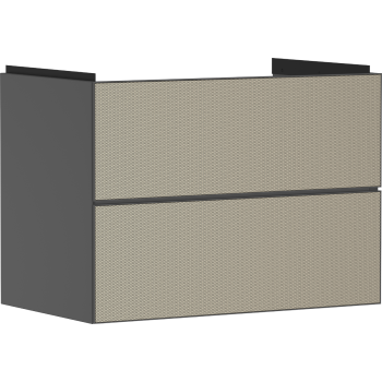  - HANSGROHE Xevolos E Szafka pod umywalkę wiszacą z 2 szufladami 78 x 47,5 cm szary łupek mat  54180390 - 54180390 - Łazienki Szydłowski