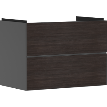  - HANSGROHE Xevolos E Szafka pod umywalkę wiszacą z 2 szufladami 78 x 47,5cm szary łupek matowy 54180730 - 54180730 - Łazienki Szydłowski