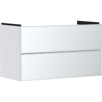  - HANSGROHE Xevolos E Szafka pod umywalkę wiszacą z 2 szufladami 98 x 47,5 cm biały mat 54181320 - 54181320 - Łazienki Szydłowski