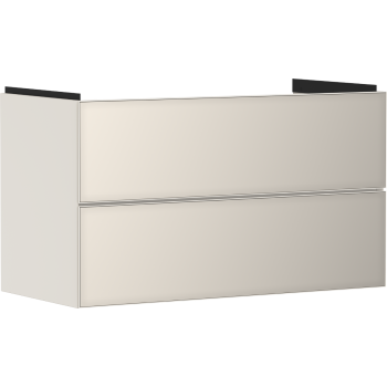  - HANSGROHE Xevolos E Szafka pod umywalkę wiszacą z 2 szufladami 98 x 47,5cm piaskowy beż matowy 54182790 - 54182790 - Łazienki Szydłowski