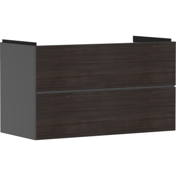  - HANSGROHE Xevolos E Szafka pod umywalkę wiszacą z 2 szufladami 98 x 47,5cm szary łupek matowy 54183730 - 54183730 - Łazienki Szydłowski