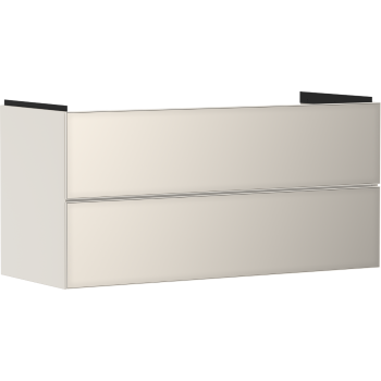  - HANSGROHE Xevolos E Szafka pod umywalkę wiszacą z 2 szufladami 118 x 47,5cm piaskowy beż matowy 54185790 - 54185790 - Łazienki Szydłowski