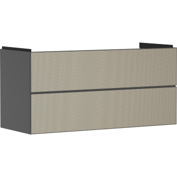  - HANSGROHE Xevolos E Szafka pod umywalkę wiszacą z 2 szufladami 118 x 47,5cm szary łupek matowy 54186390 - 54186390 - Łazienki Szydłowski