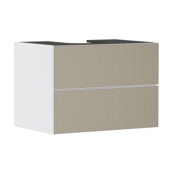  - HANSGROHE Xevolos E Szafka pod szlifowaną umywalkę wpuszczaną w blat z 2 szufladami 78 x 55 cm biały mat 54187390 - 54187390 - Łazienki Szydłowski