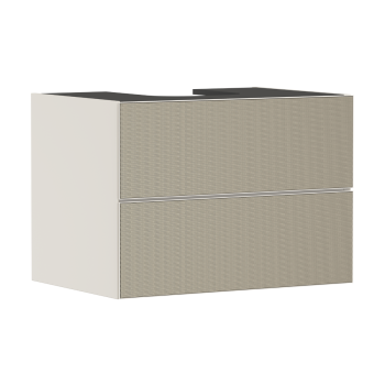  - HANSGROHE Xevolos E Szafka pod szlifowaną umywalkę wpuszczaną w blat z 2 szufladami 78 x 55 cm Piaskowy Beż Matowy 54188390 - 54188390 - Łazienki Szydłowski