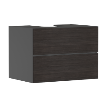  - HANSGROHE Xevolos E Szafka pod szlifowaną umywalkę wpuszczaną w blat z 2 szufladami 78 x 55 cm szary łupek matowy 54189730 - 54189730 - Łazienki Szydłowski