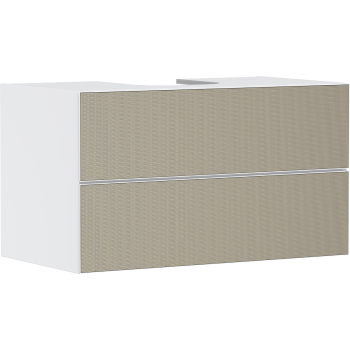  - HANSGROHE Xevolos E Szafka pod szlifowaną umywalkę wpuszczaną w blat z 2 szufladami 98 x 55cm biały mat 54190390 - 54190390 - Łazienki Szydłowski