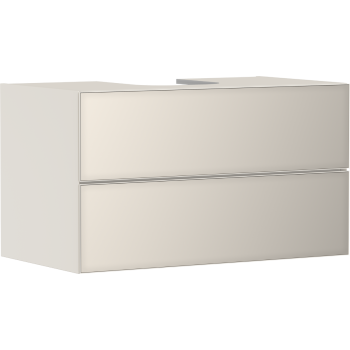  - HANSGROHE Xevolos E Szafka pod szlifowaną umywalkę wpuszczaną w blat z 2 szufladami 98 x 55cm piaskowy beż matowy 54191790 - 54191790 - Łazienki Szydłowski