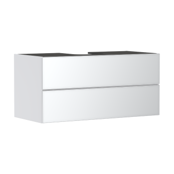  - HANSGROHE Xevolos E Szafka pod szlifowaną umywalkę wpuszczaną w blat z 2 szufladami 118 x 55cm biały mat 54193320 - 54193320 - Łazienki Szydłowski
