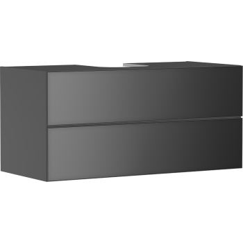  - HANSGROHE Xevolos E Szafka pod szlifowaną umywalkę wpuszczaną w blat z 2 szufladami 118 x 55cm szary lupek matowy 54195770 - 54195770 - Łazienki Szydłowski